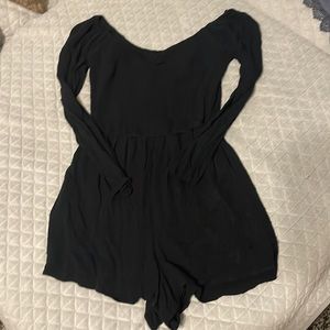 Black hollister romper